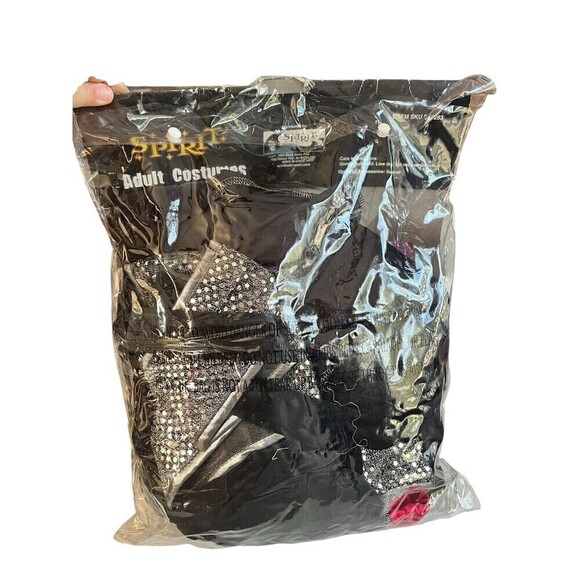 SPIRIT HALLOWEEN Midnight king ADULT SIZE COSTUME ONE SIZE: 42-46 With Sword - Picture 4 of 4